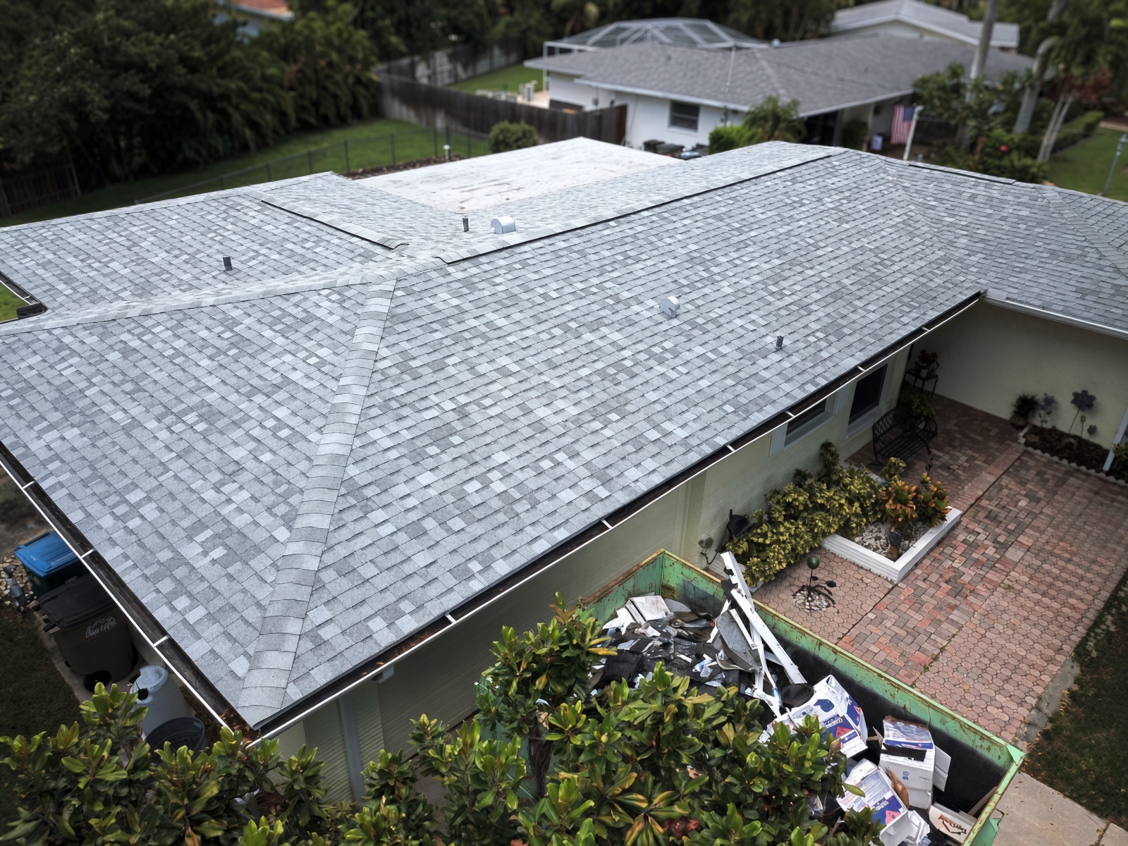 IKO Dynasty Frostone Grey roof installed in Cape Coral