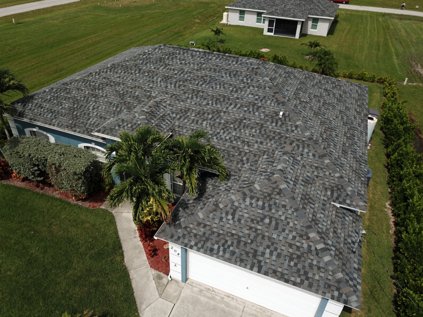 TAMKO Heritage Thunderstorm Grey roof installed in Cape Coral