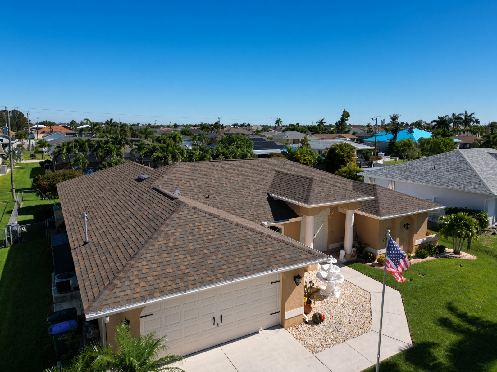 Atlas Pinnacle Copper Canyon roof installed in Cape Coral