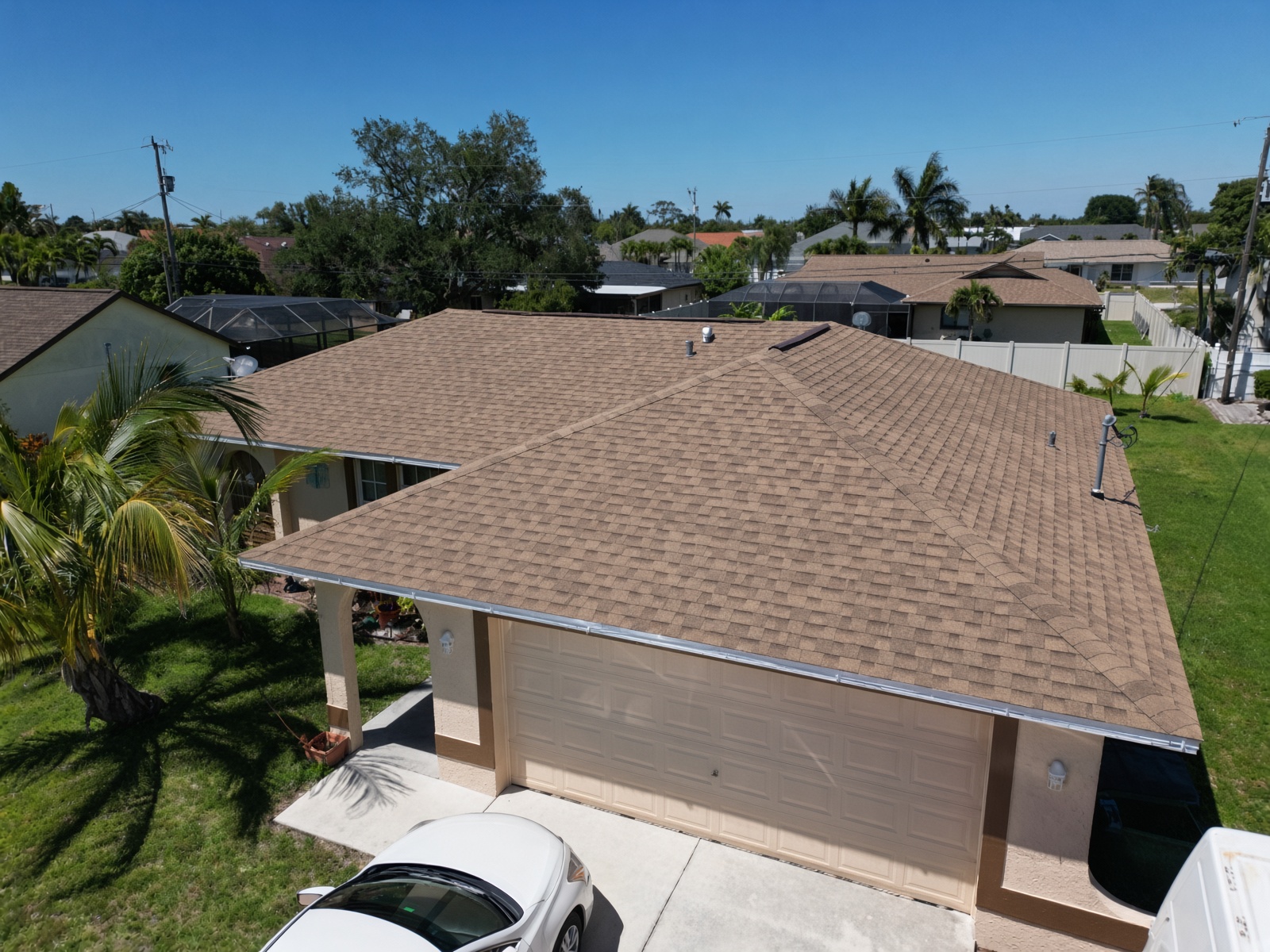 IKO Cambridge Earthtone Cedar roof installed in Cape Coral