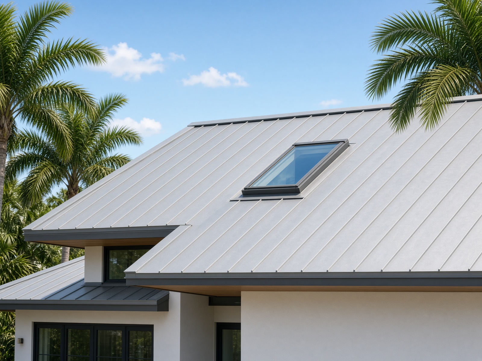 Standing-seam metal