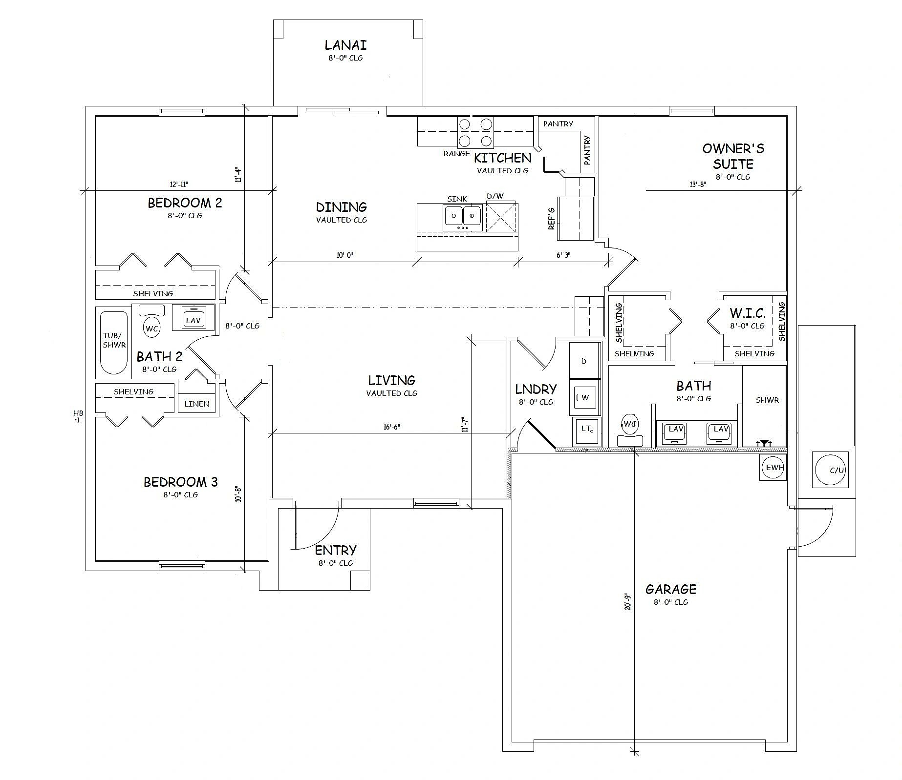 Floor plan drawing